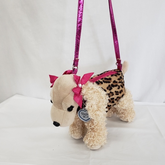 Poochie & Co Other - Poochie & Co Dog girls purse plush